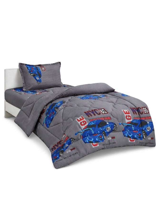 Ming Li Kids Bedspread Set 3 Pieces – Soft Fabric with Medium Filling for Positive Energy and Peaceful Sleep - Image 5